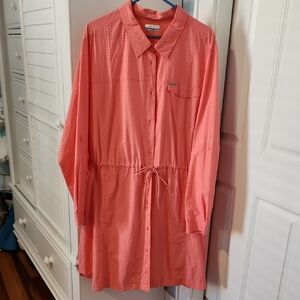 Columbia Coral Long Sleeve Dress
